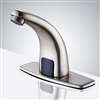 Fontana Napoli Deck Mount Brushed Nickel Finish Commercial Automatic Sensor Faucet
